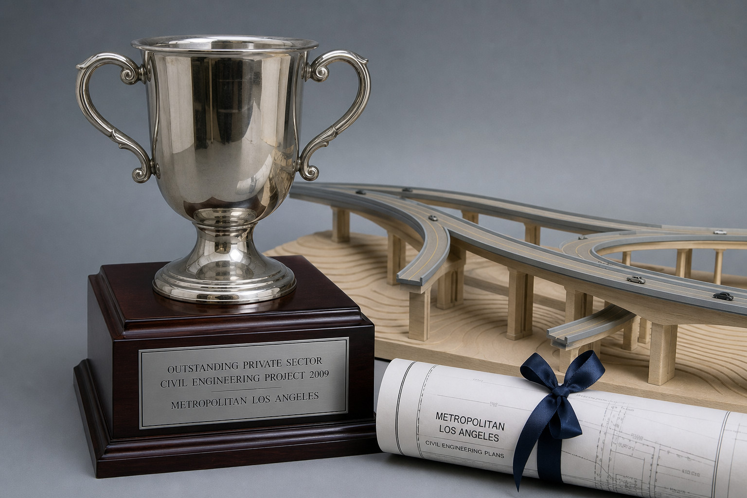 2009 ASCE Outstanding Private Sector Civil Engineering Project silver cup, Metropolitan Los Angeles